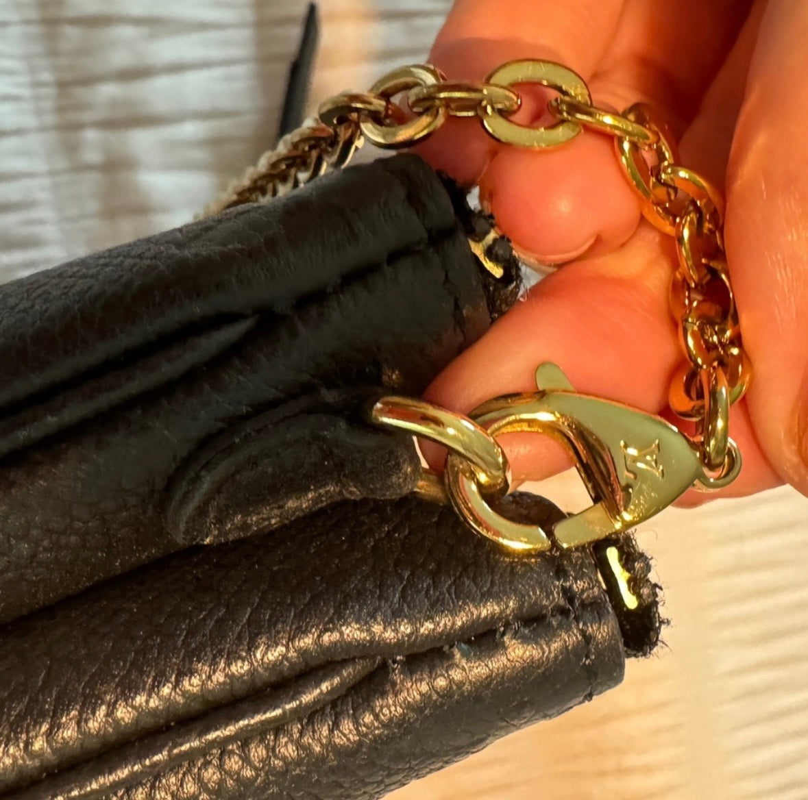 Louis Vuitton Monogram Empreinte Double Zip Pochette